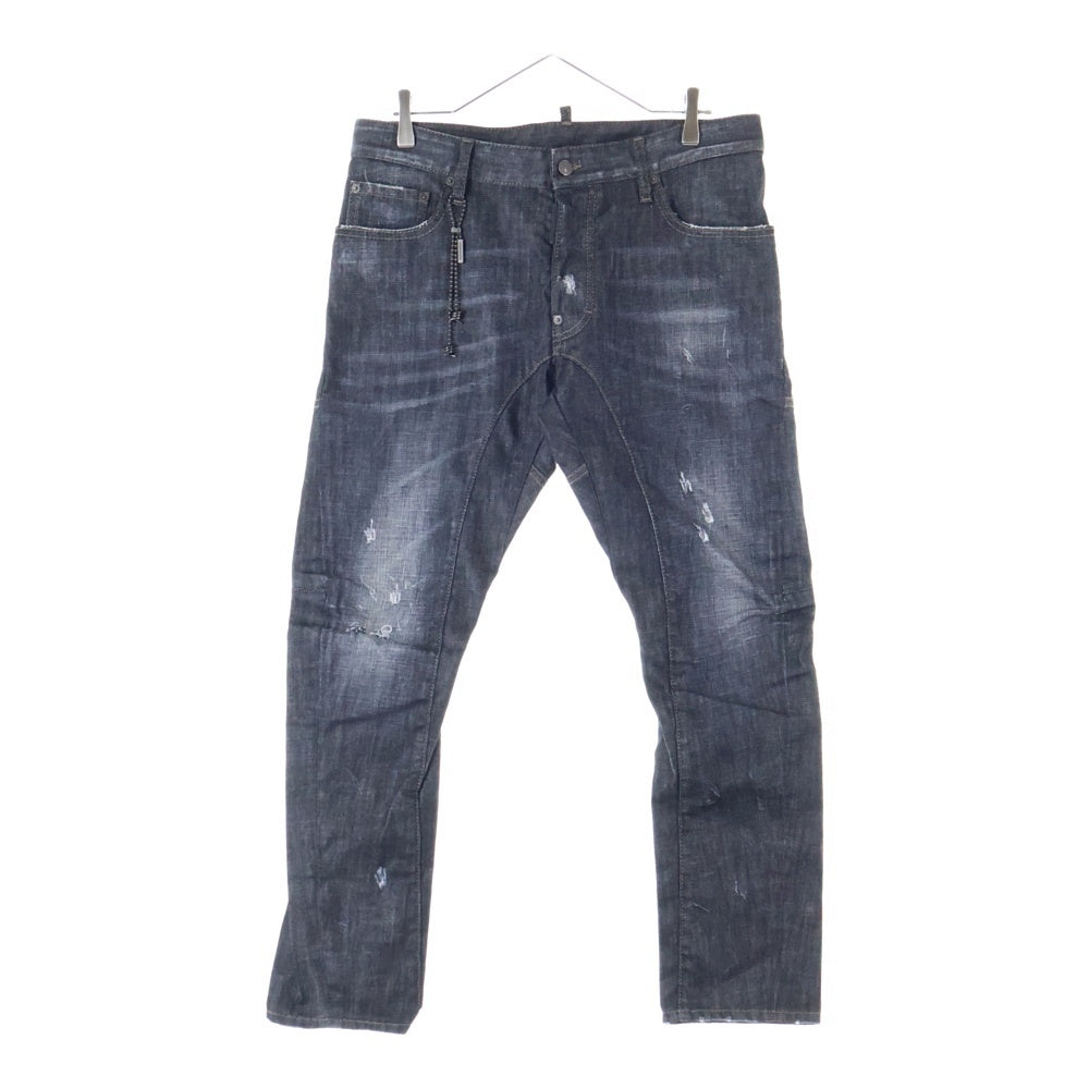 DSQUARED2(ディースクエアード) 17SS Tidy biker jean タイディ バイカー デニム ブラック S74LB0109