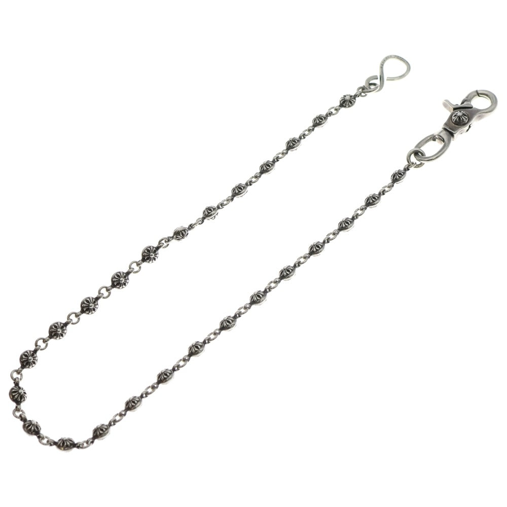 CHROME HEARTS(クロムハーツ) 1BALL LONG-S/1クリップロング#1クロスボール ウォレットチェーン シルバー BCA384