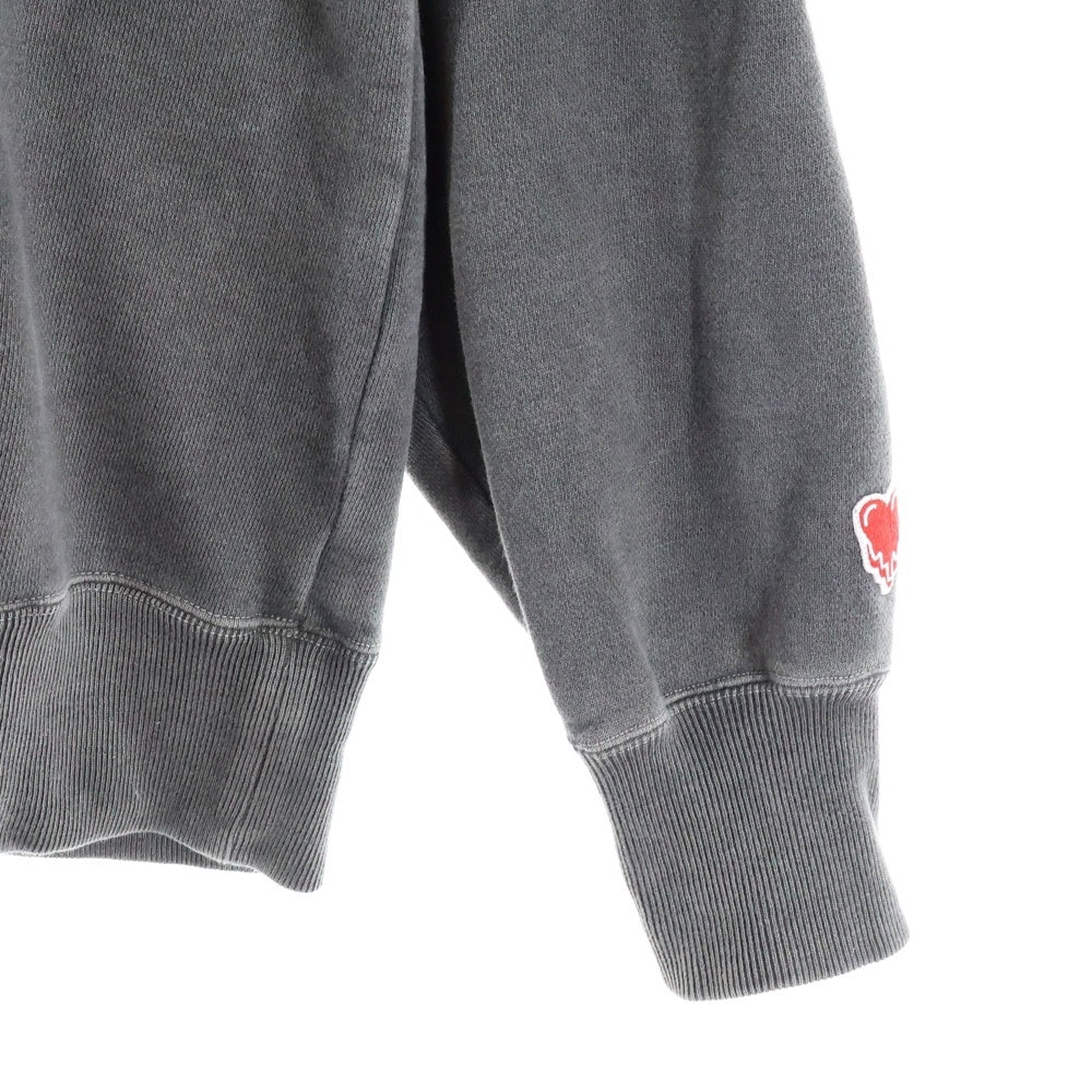 Emotionally Unavailable(エモーショナリー アンアヴェイラブル) × Coin Parking Delivery コインパーキングデリバリー フロントプリント フーディプルオーバーパーカー EU-YS1-0000-C03 ブラック