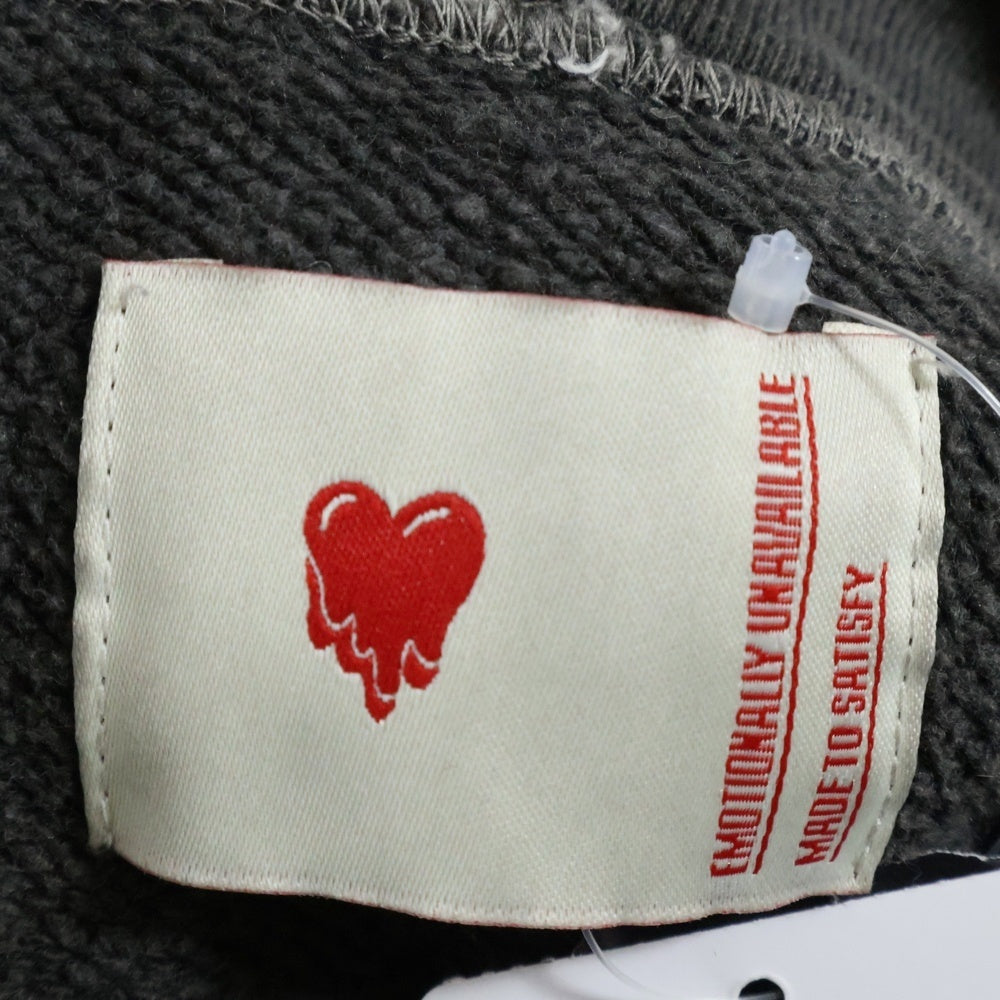 Emotionally Unavailable(エモーショナリー アンアヴェイラブル) × Coin Parking Delivery コインパーキングデリバリー フロントプリント フーディプルオーバーパーカー EU-YS1-0000-C03 ブラック