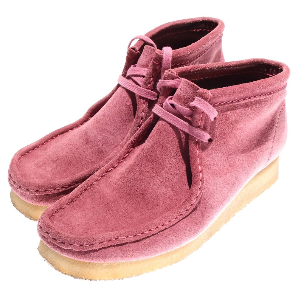 Clarks(クラークス) Wallabee boots スエードレザー ワラビーブーツ 261686674060 ピンク レディース