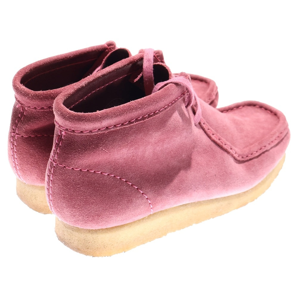 Clarks(クラークス) Wallabee boots スエードレザー ワラビーブーツ 261686674060 ピンク レディース