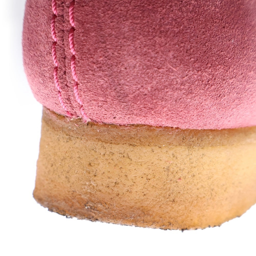 Clarks(クラークス) Wallabee boots スエードレザー ワラビーブーツ 261686674060 ピンク レディース