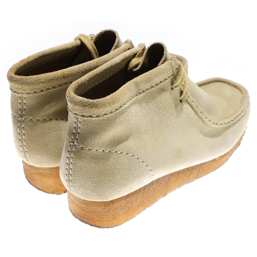 Clarks(クラークス) Wallabee boots スエードレザー ワラビーブーツ 261686674060 ベージュ レディース