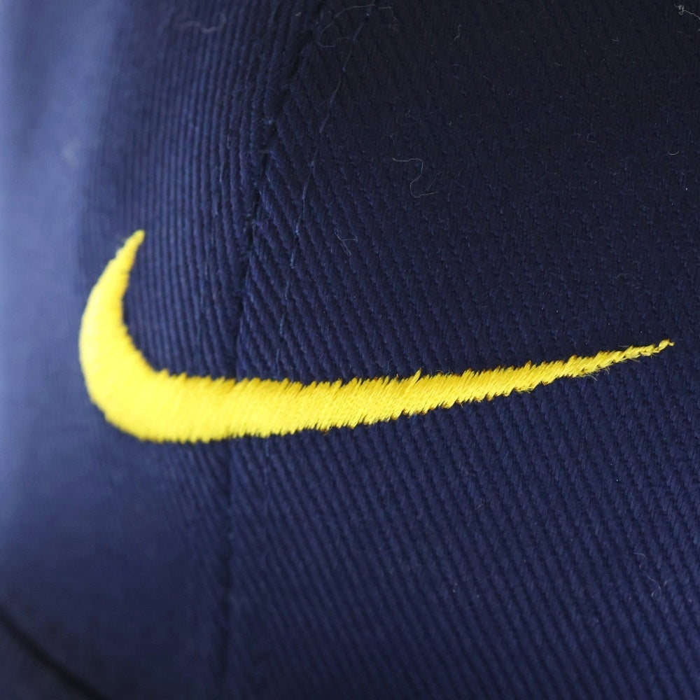 NIKE(ナイキ) 90s ロゴ刺繍 ベースボールキャップ ネイビー