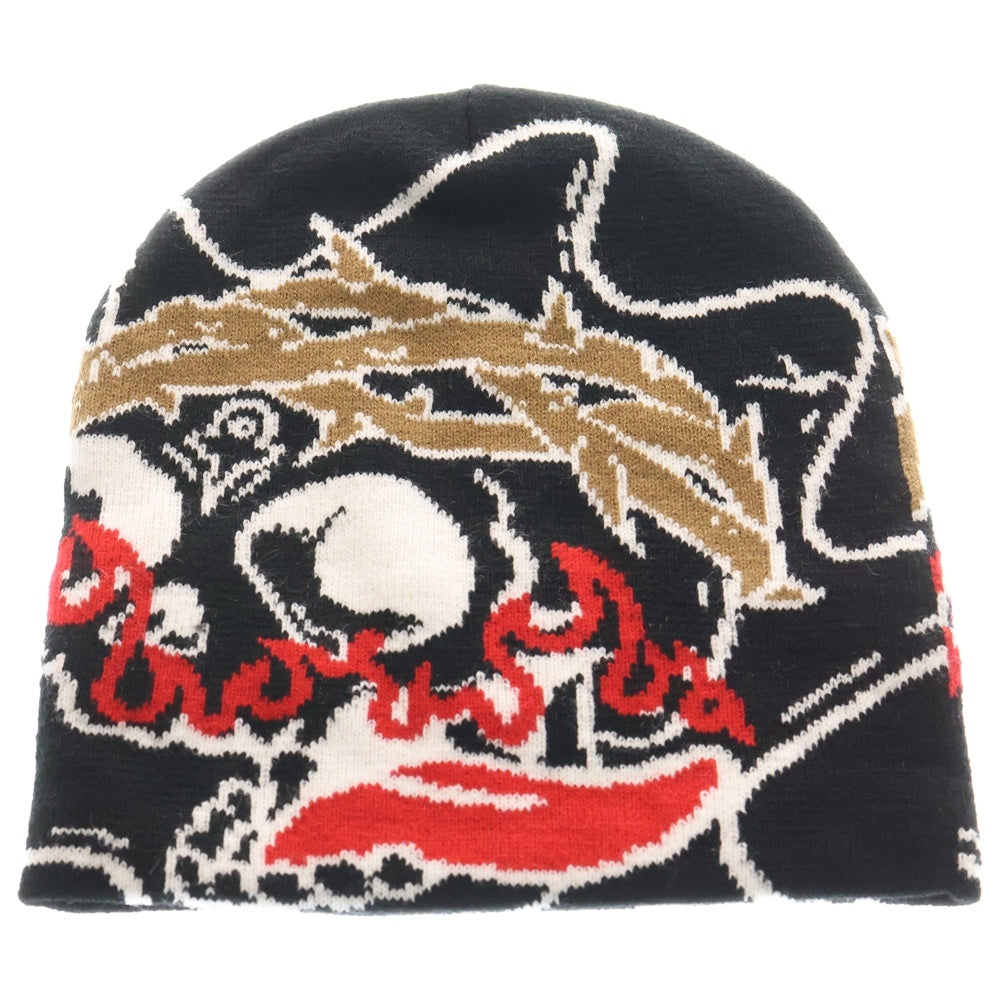 NO BRAND(ノーブランド) glo gang グローギャング Skull of Venom Beanie スカル オブ ヴェノム ビーニー ブラック