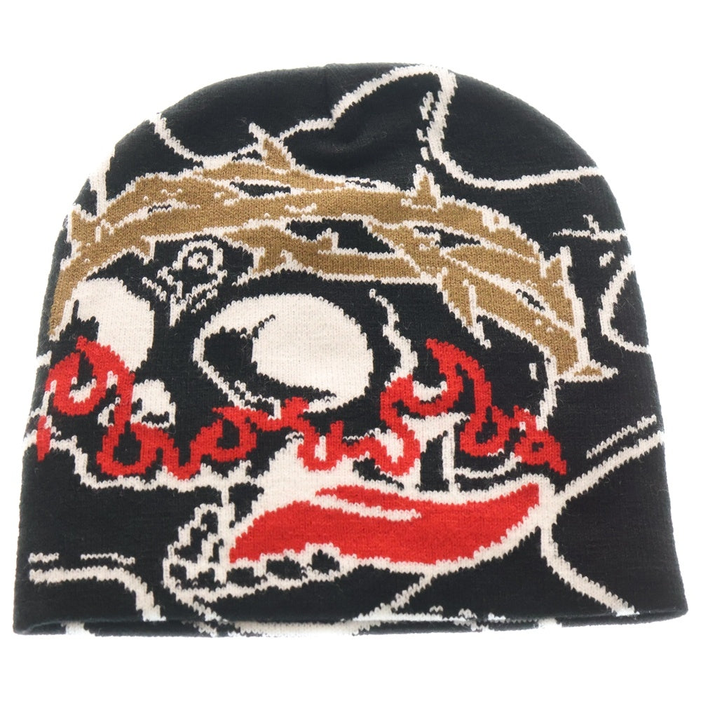 NO BRAND(ノーブランド) glo gang グローギャング Skull of Venom Beanie スカル オブ ヴェノム ビーニー ブラック