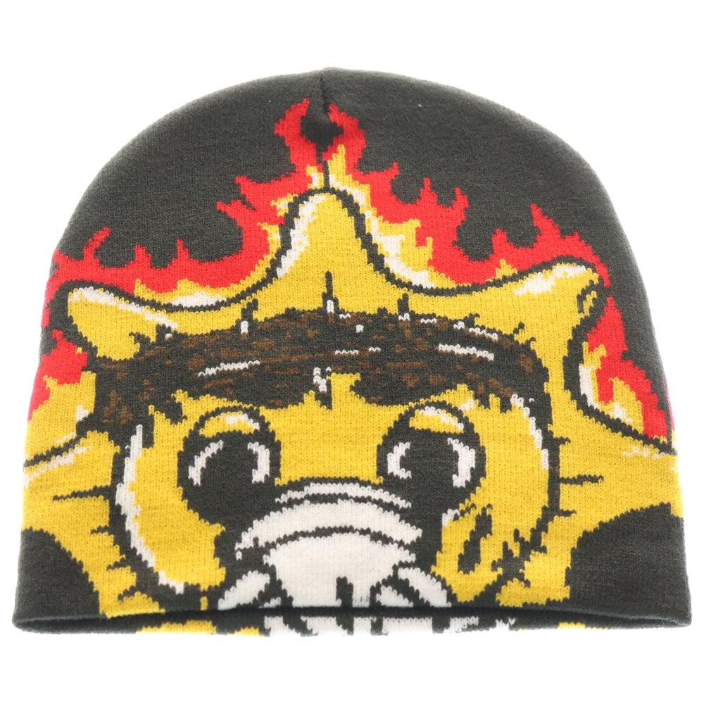 NO BRAND(ノーブランド) glo gang グローギャング Sun Flame サンフレイム ビーニー ブラック