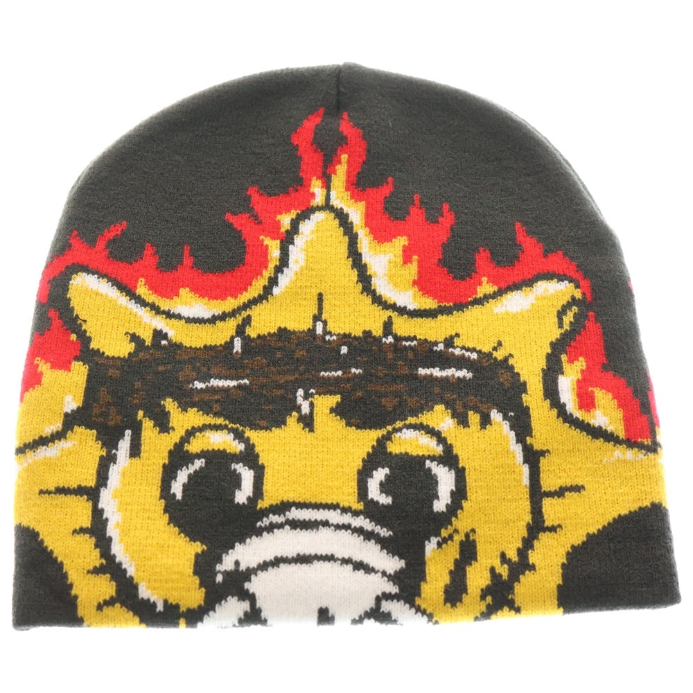 NO BRAND(ノーブランド) glo gang グローギャング Sun Flame サンフレイム ビーニー ブラック