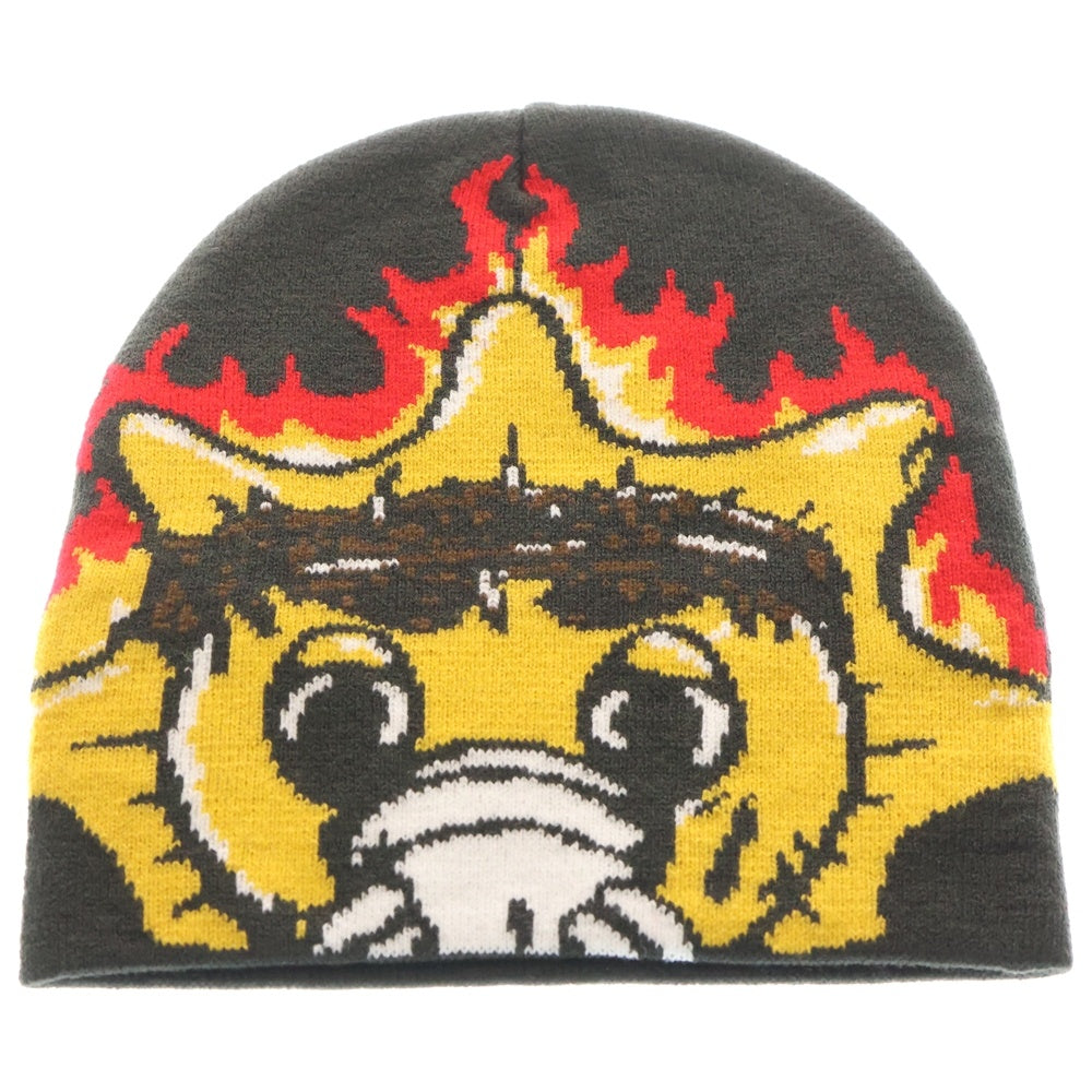 NO BRAND(ノーブランド) glo gang グローギャング Sun Flame サンフレイム ビーニー ブラック