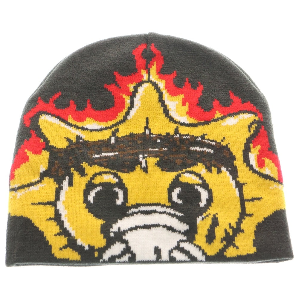 NO BRAND(ノーブランド) glo gang グローギャング Sun Flame サンフレイム ビーニー ブラック