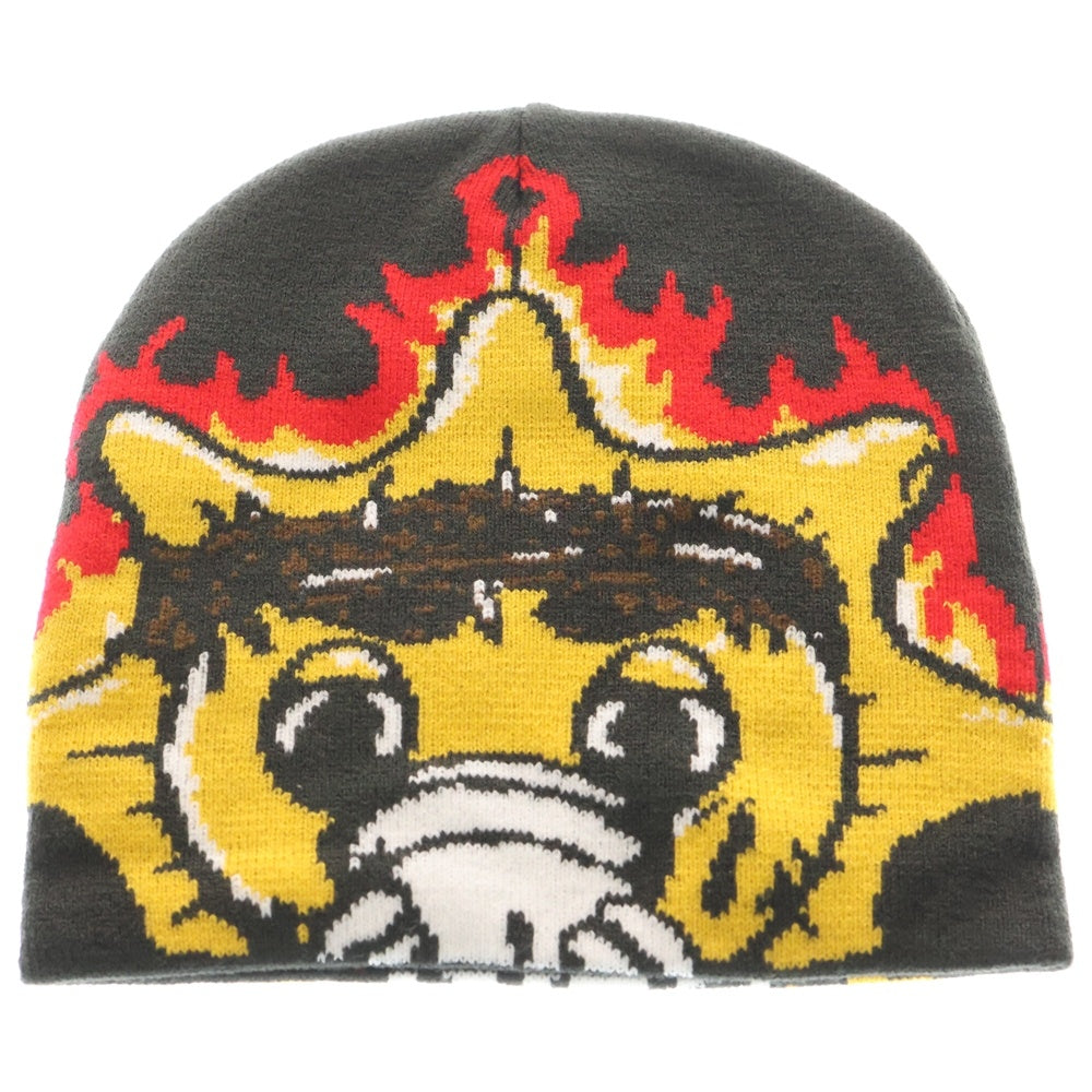 NO BRAND(ノーブランド) glo gang グローギャング Sun Flame サンフレイム ビーニー ブラック