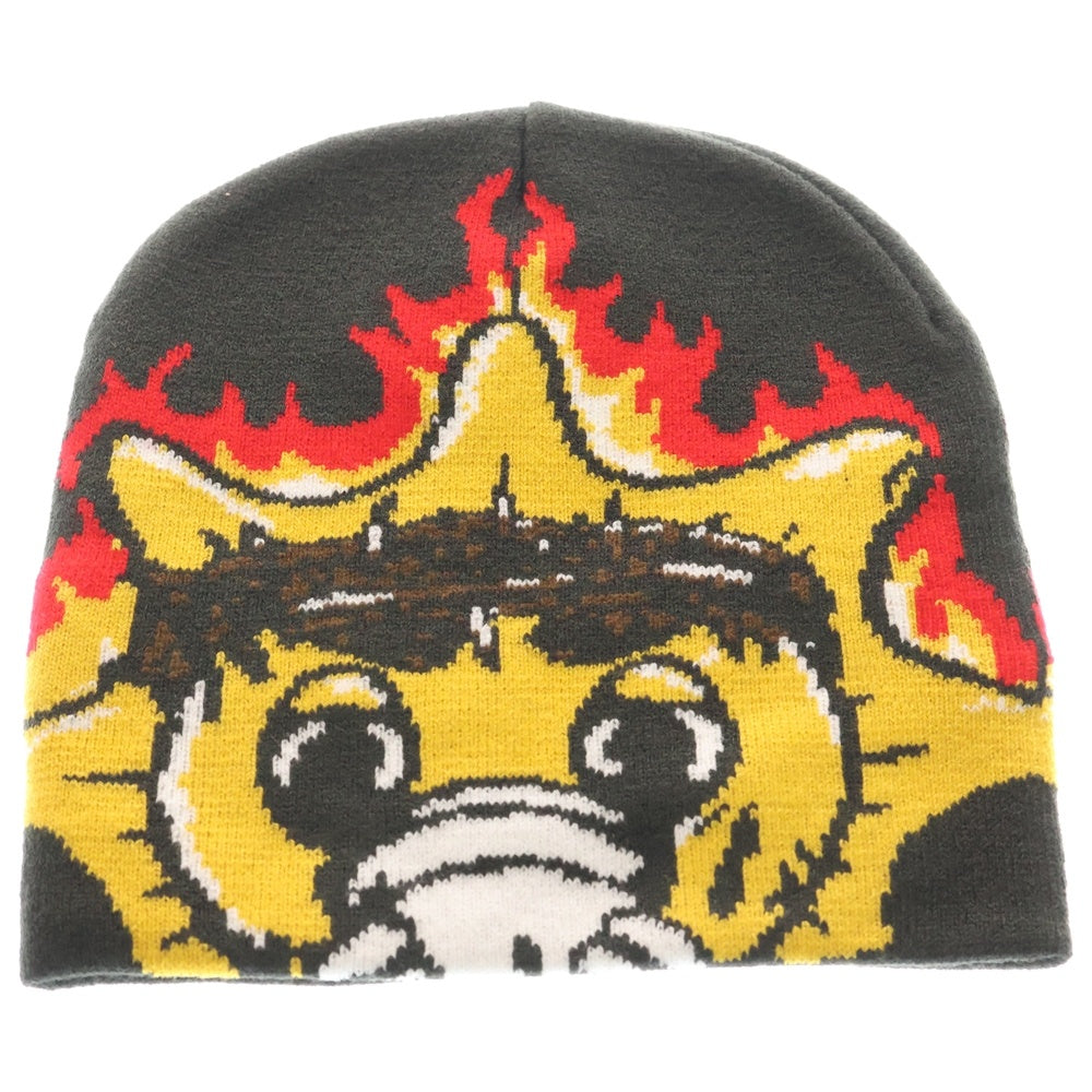 NO BRAND(ノーブランド) glo gang グローギャング Sun Flame サンフレイム ビーニー ブラック