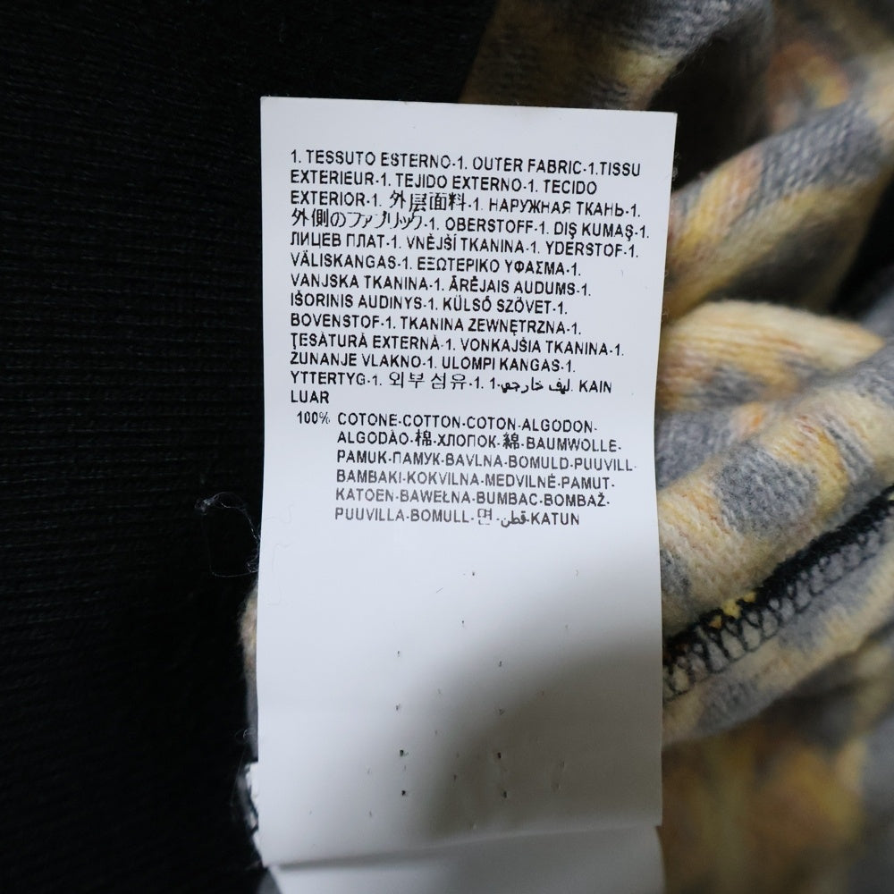 VERSACE(ヴェルサーチ) 総柄 クルーネックスウェットトレーナー ブラック BU90101S