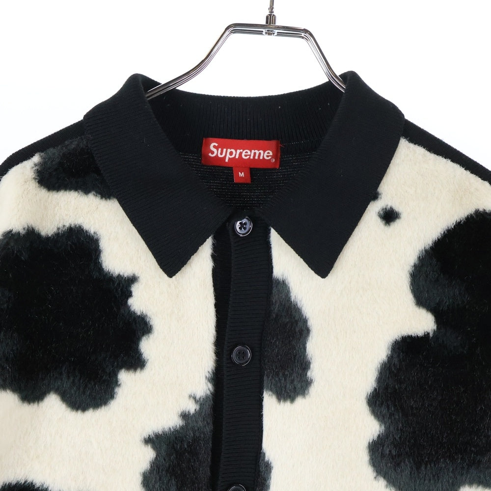 SUPREME(シュプリーム) 21AW COW PRINT CARDIGAN ホルスタイン 切替