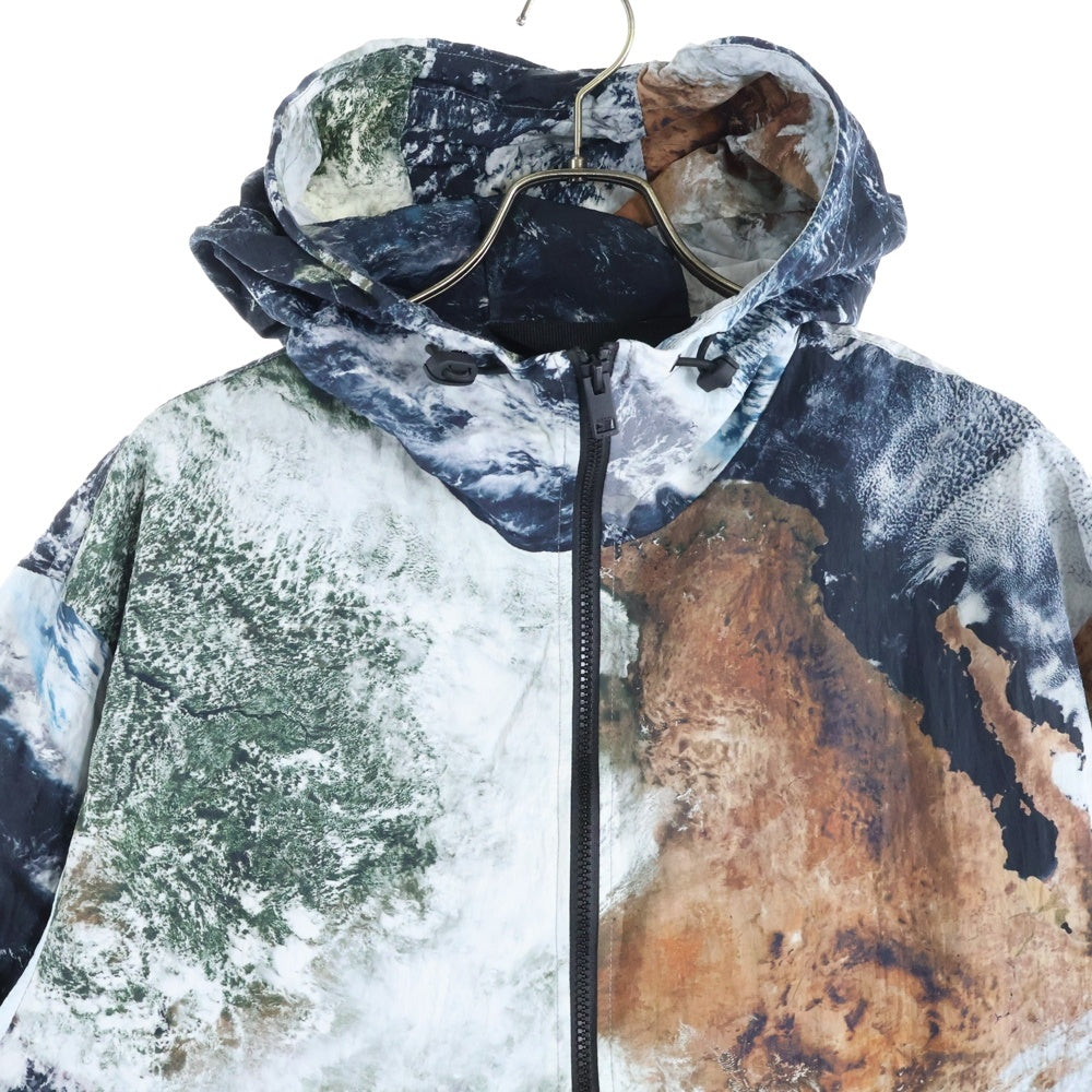 DIESEL(ディーゼル) 総柄 ジップアップ ナイロンジャケット マルチカラー A10584 0AJAE