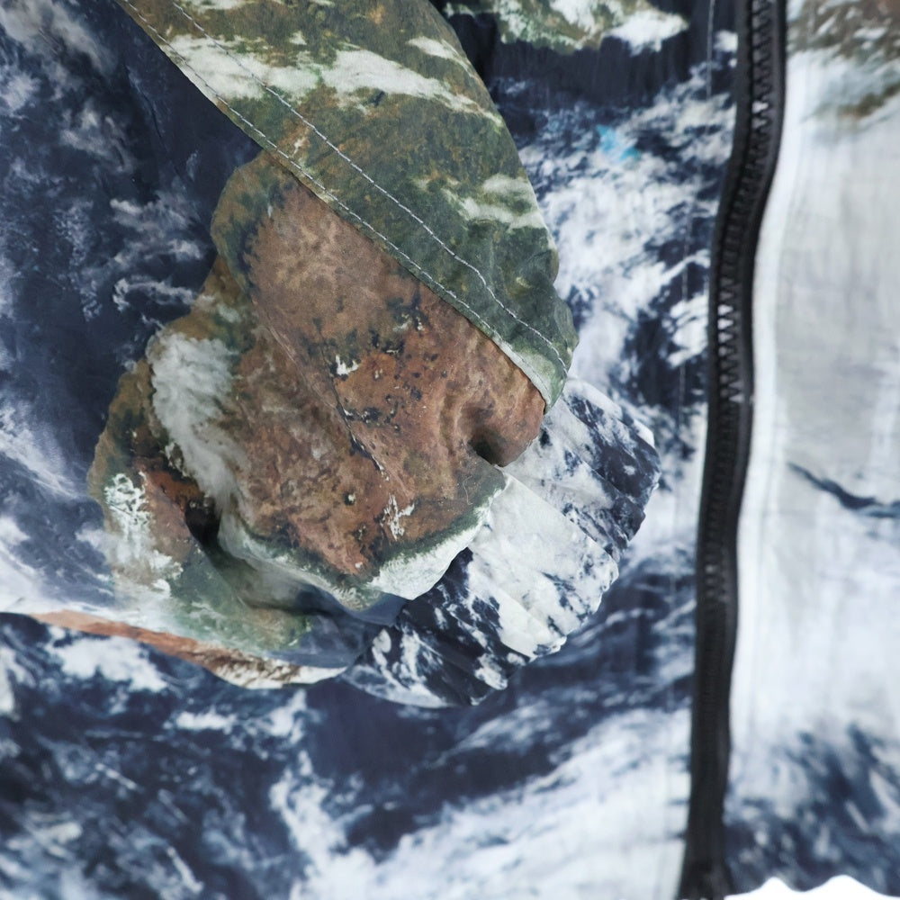 DIESEL(ディーゼル) 総柄 ジップアップ ナイロンジャケット マルチカラー A10584 0AJAE