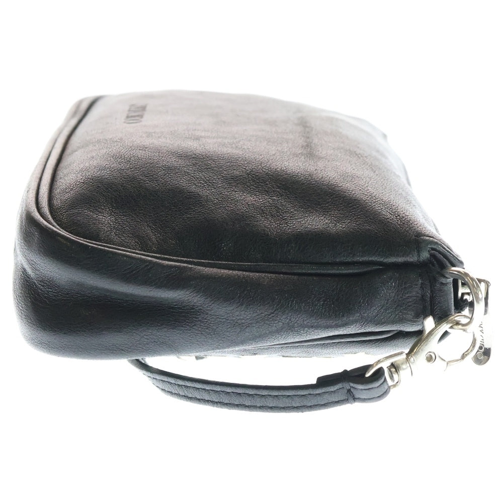 JIMMY CHOO(ジミーチュウ) スタースタッズ レザー ミニハンドバッグ ブラック レディース