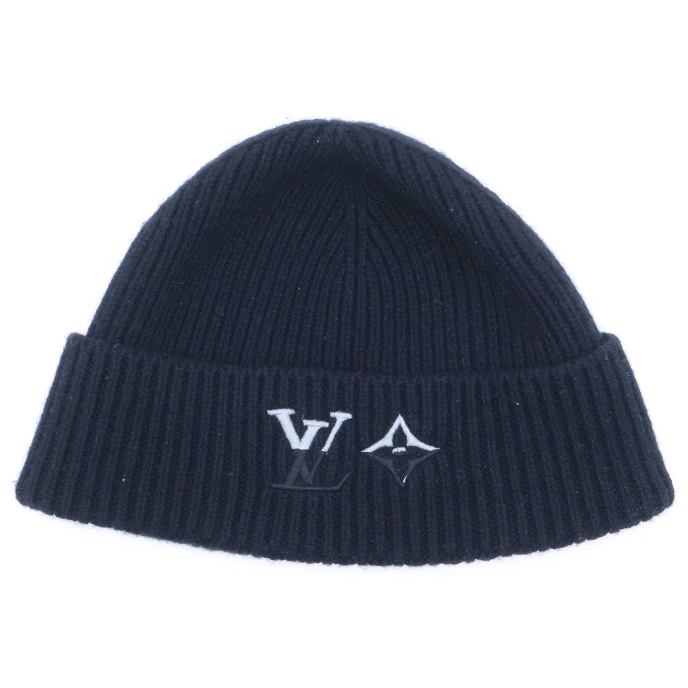 LOUIS VUITTON(ルイヴィトン) カシミア LVデュアル ビーニー ニット帽 M79081 ブラック