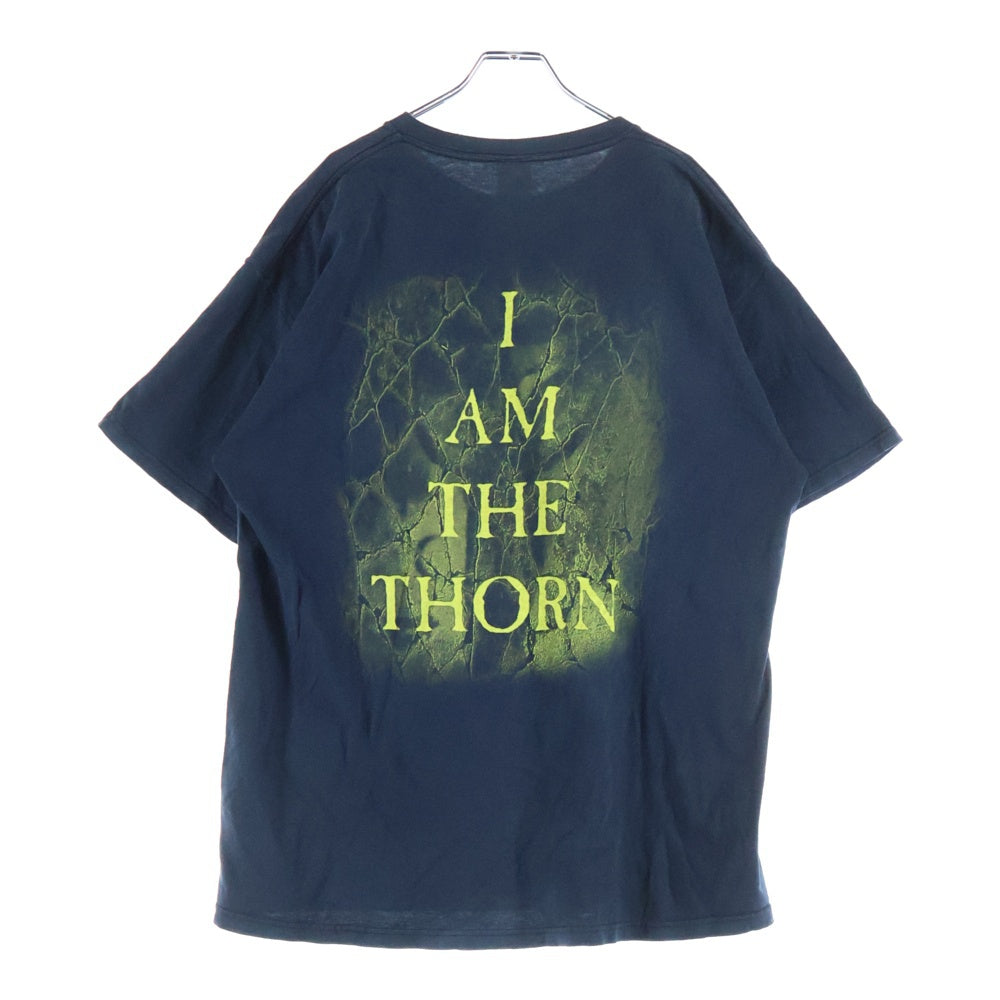 VINTAGE(ヴィンテージ) 00s CRADLE OF FIFTH THORNOGRAPHY METAL TEE クレイドルオブフィフス ソーノグラフィ メタルプリント 両面プリント半袖Tシャツカットソー ブラック