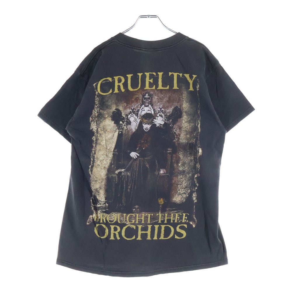 VINTAGE(ヴィンテージ) 00s CRADLE OF FILTH CRUELTY AND THE BEAST クレイドルオブフィルス 両面プリント クルーネック半袖Tシャツ ブラック