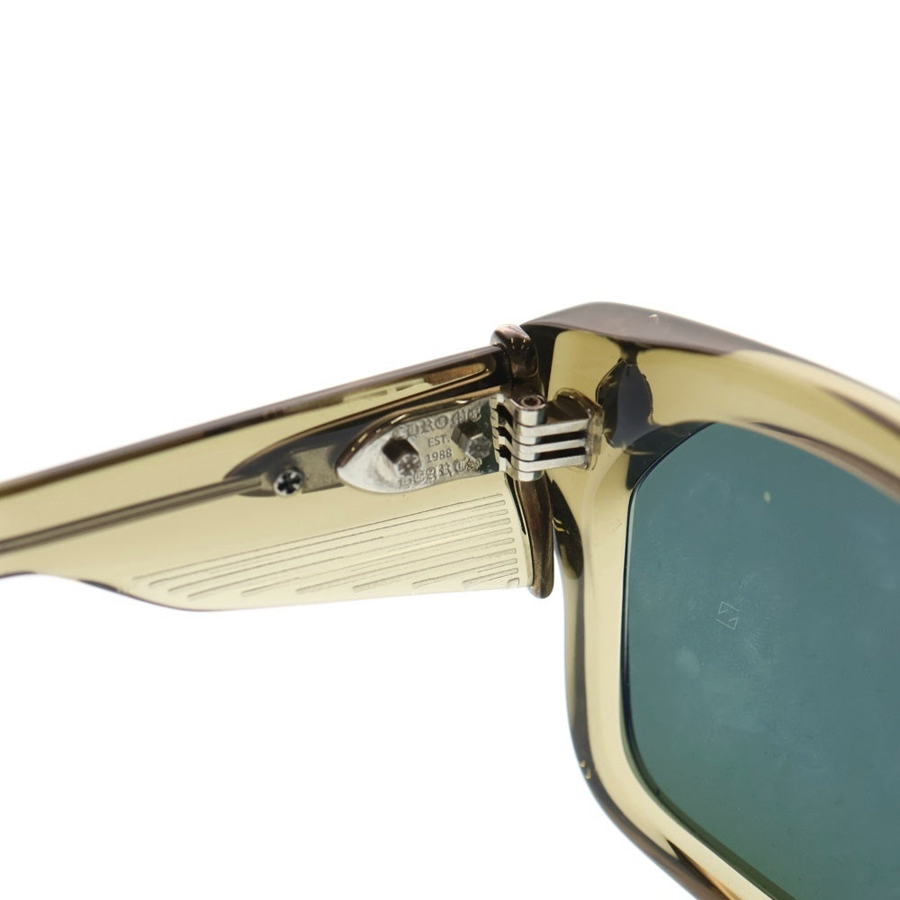 CHROME HEARTS(クロムハーツ) SNIFFER クロステンプル サングラス アイウェア 眼鏡 ブラウン
