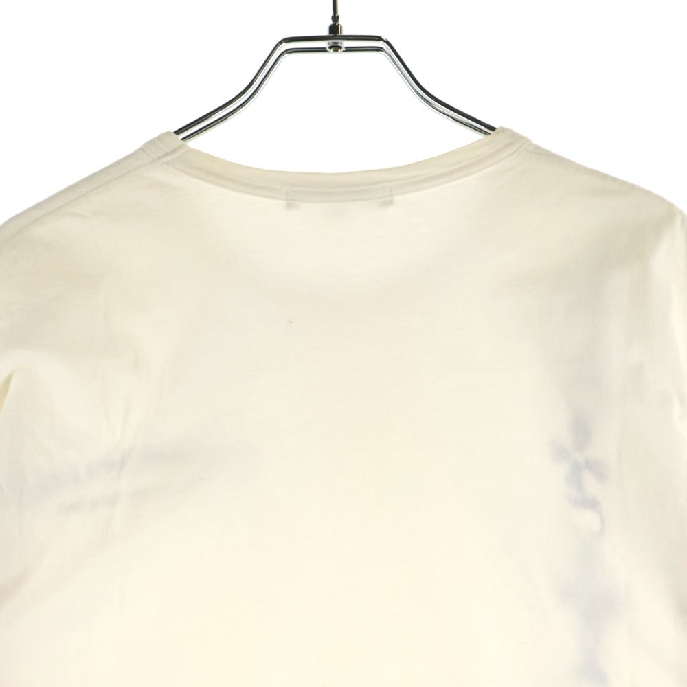 CHROME HEARTS(クロムハーツ) ×COMME des GARCONS コムデギャルソン スクロールラベル カットアウトCHプラスプリント 半袖Tシャツ カットソー ホワイト OT-T026