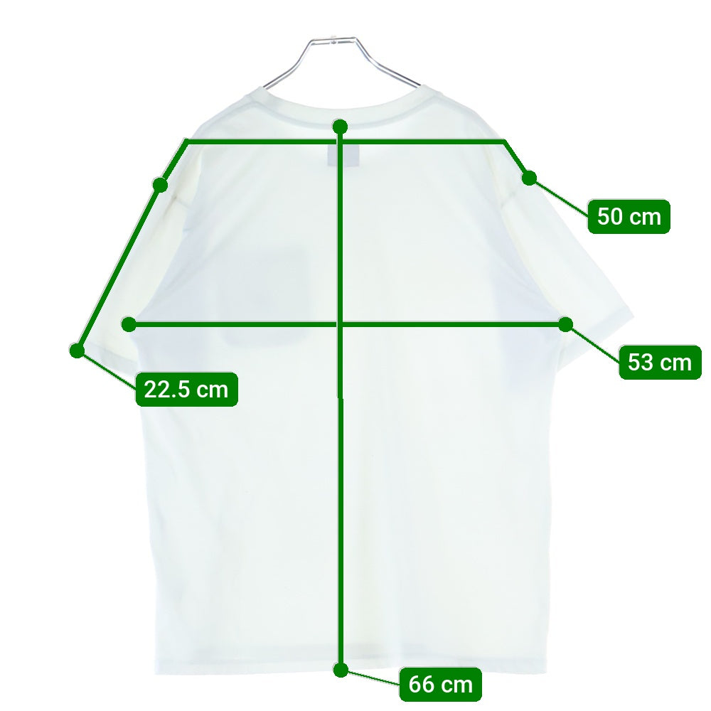 Needles(ニードルス) S/S Crew Neck Tee Poly Jersey Poly Jersey パピヨン ポケット クルーネックTシャツ ホワイト