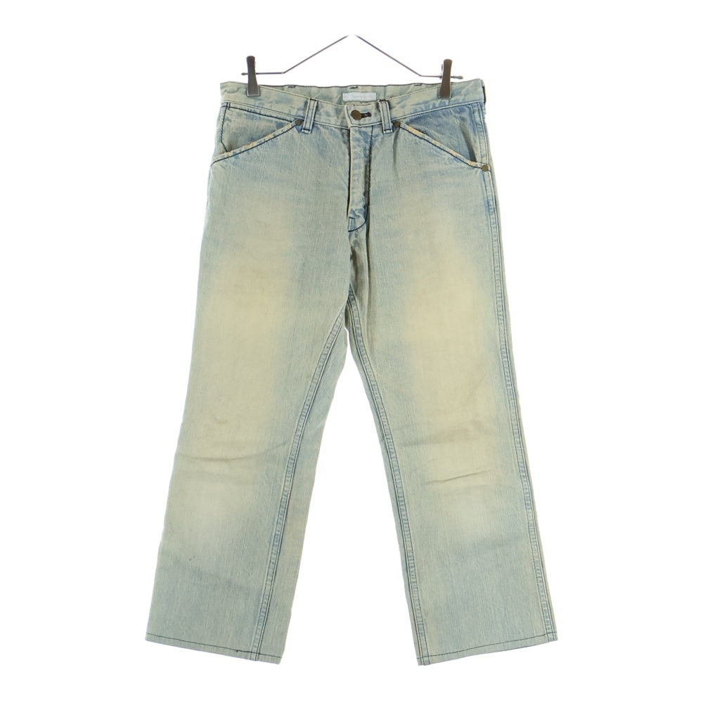 NUMBER (N)INE(ナンバーナイン) 02AW ジョージ期 NOWHERE MAN期 泥加工 ダメージ加工 ストレートデニムパンツ ジーンズ インディゴ