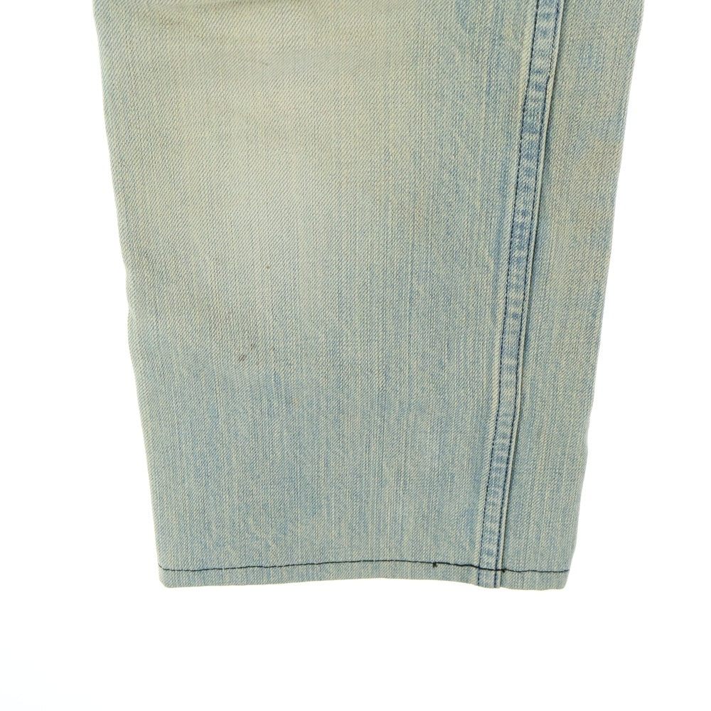 NUMBER (N)INE(ナンバーナイン) 02AW ジョージ期 NOWHERE MAN期 泥加工 ダメージ加工 ストレートデニムパンツ ジーンズ インディゴ