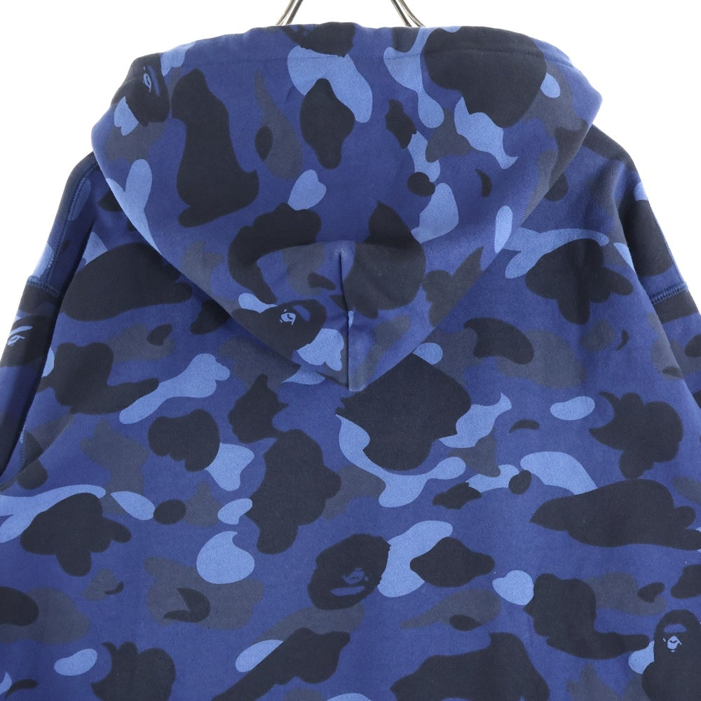 A BATHING APE(アベイシングエイプ) COLOR CAMO COLLEGE PULLOVER HOODIE カラー カモ カレッジ プルオーバー フーディー スウェットパーカー 001PPK201006M パープル