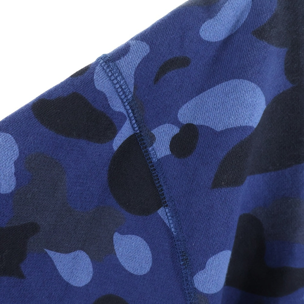 A BATHING APE(アベイシングエイプ) COLOR CAMO COLLEGE PULLOVER HOODIE カラー カモ カレッジ プルオーバー フーディー スウェットパーカー 001PPK201006M パープル