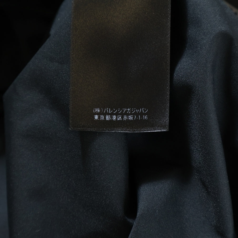 BALENCIAGA(バレンシアガ) 19SS ナイロン ロゴ 総柄 トラックジャケット ブラック
