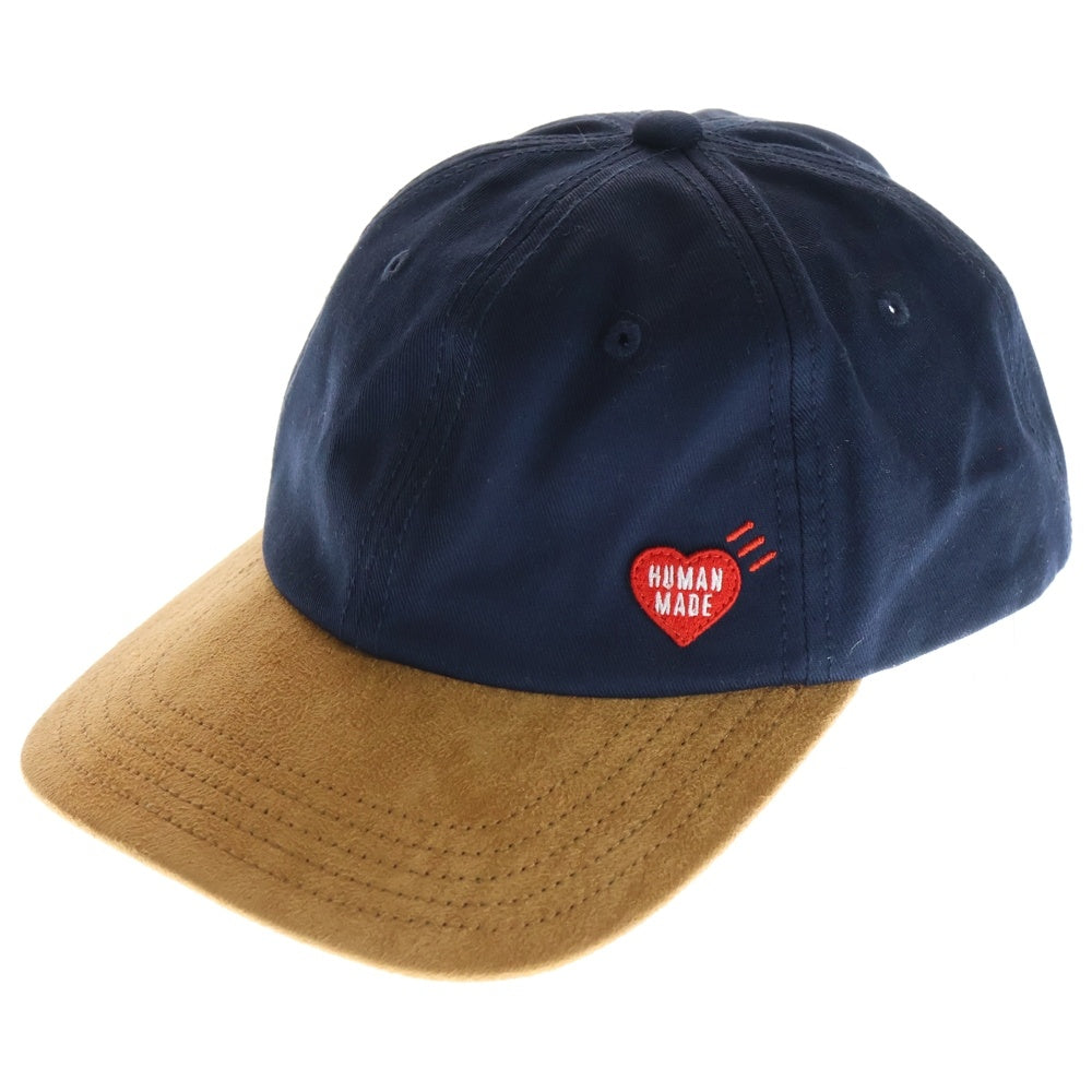 HUMAN MADE(ヒューマンメイド) 24AW 6PANEL TWILL CAP 6パネル ツイル ベースボールキャップ ネイビー/ブラウン