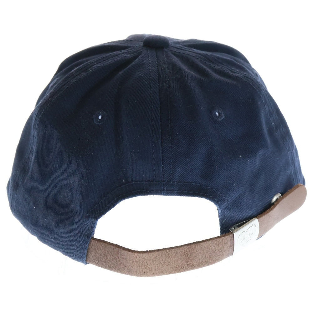 HUMAN MADE(ヒューマンメイド) 24AW 6PANEL TWILL CAP 6パネル ツイル ベースボールキャップ ネイビー/ブラウン