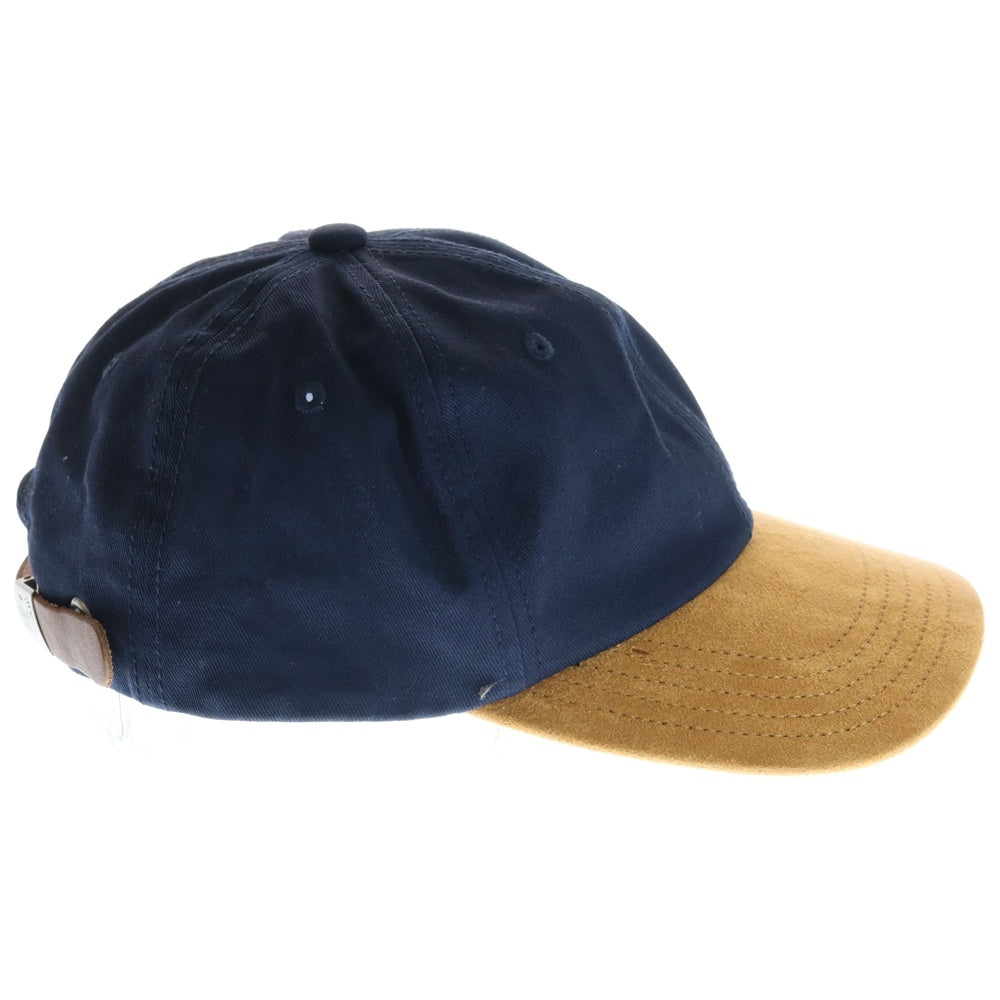 HUMAN MADE(ヒューマンメイド) 24AW 6PANEL TWILL CAP 6パネル ツイル ベースボールキャップ ネイビー/ブラウン