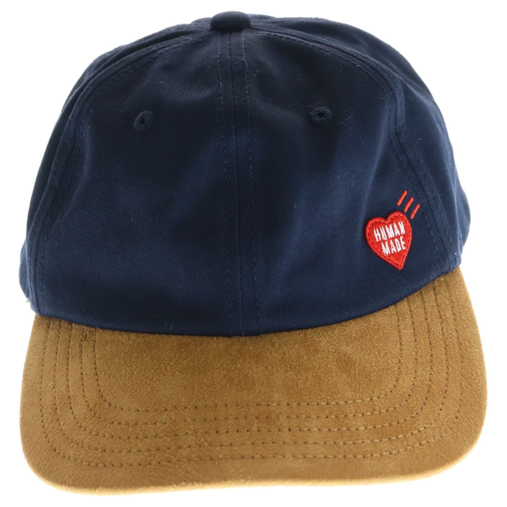 HUMAN MADE(ヒューマンメイド) 24AW 6PANEL TWILL CAP 6パネル ツイル ベースボールキャップ ネイビー/ブラウン