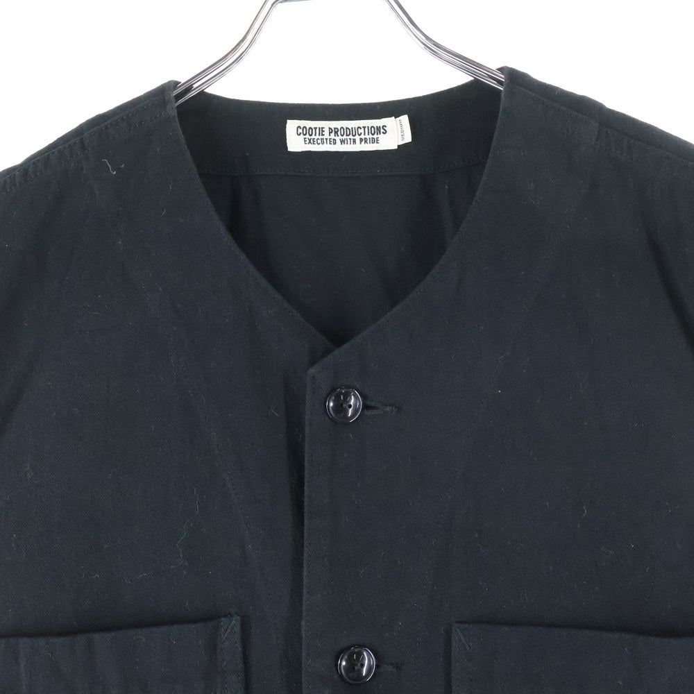 COOTIE PRODUCTIONS(クーティー プロダクションズ) GLORY BOUND VEST マルチポケット コットンベスト ブラック