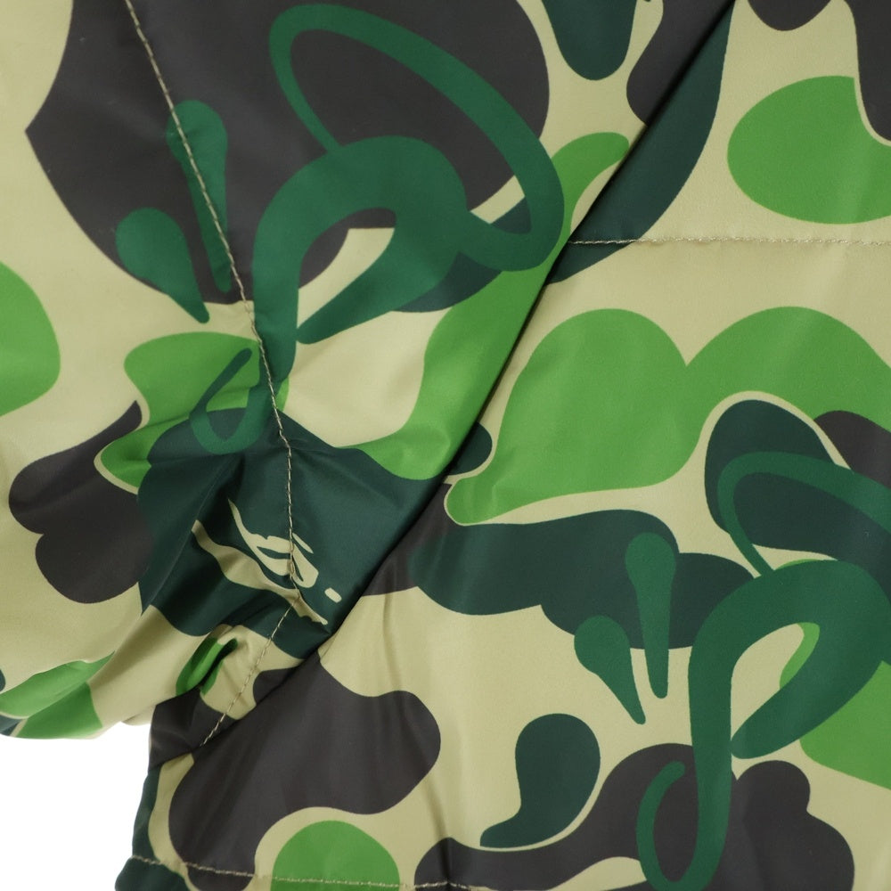 A BATHING APE(アベイシングエイプ) BAPE X SPOTIFY BY CENTRAL CEE CAMO PUFFER JACKET カモフラ ダウン ジャケット グリーン