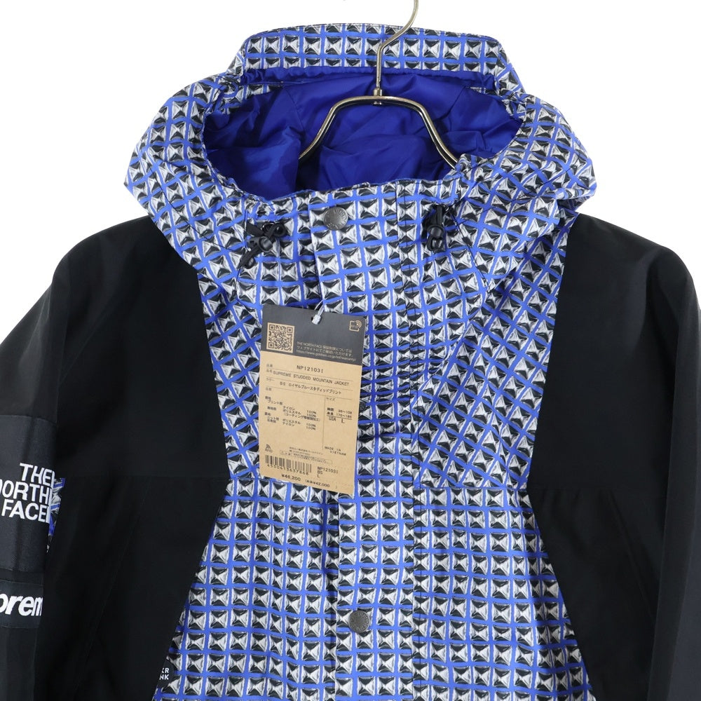 SUPREME(シュプリーム) 21SS ×THE NORTH FACE Studded Mountain Light Jacket スタッド マウンテンパーカー ジャケット ブルー/ブラック NP12103I