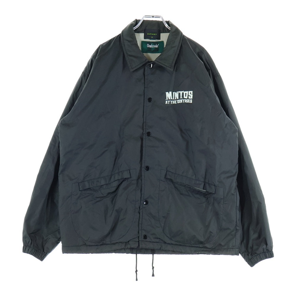 SOPHNET.(ソフネット) 00s DUNBROKEボディ MINTOS AT THE CONTROLS コーチジャケット ブラック M