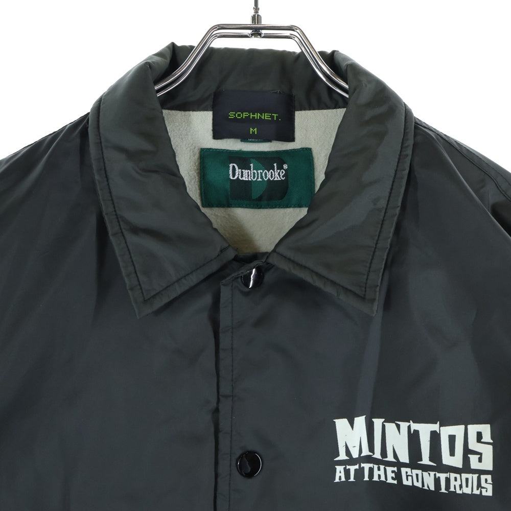 SOPHNET.(ソフネット) 00s DUNBROKEボディ MINTOS AT THE CONTROLS コーチジャケット ブラック M