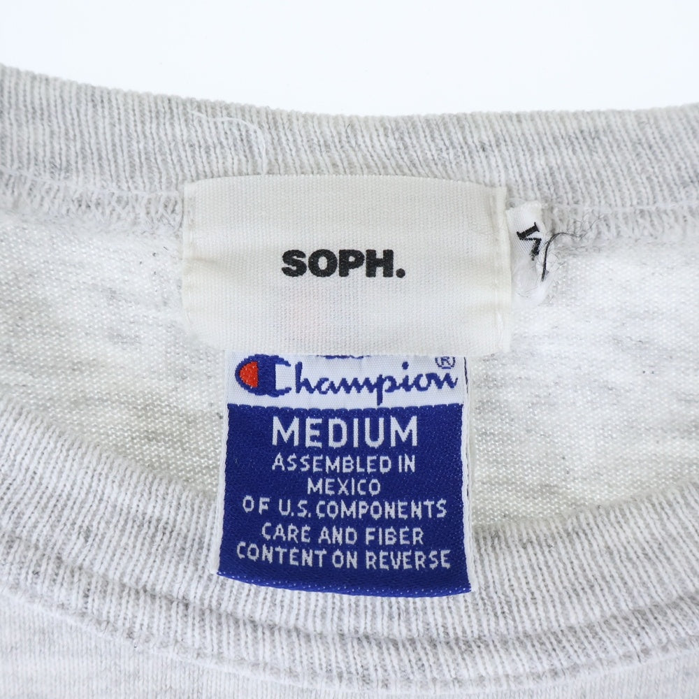 SOPH.(ソフネット) 99AW 00s Championボディ ロゴアーチロゴ カレッジTシャツ
