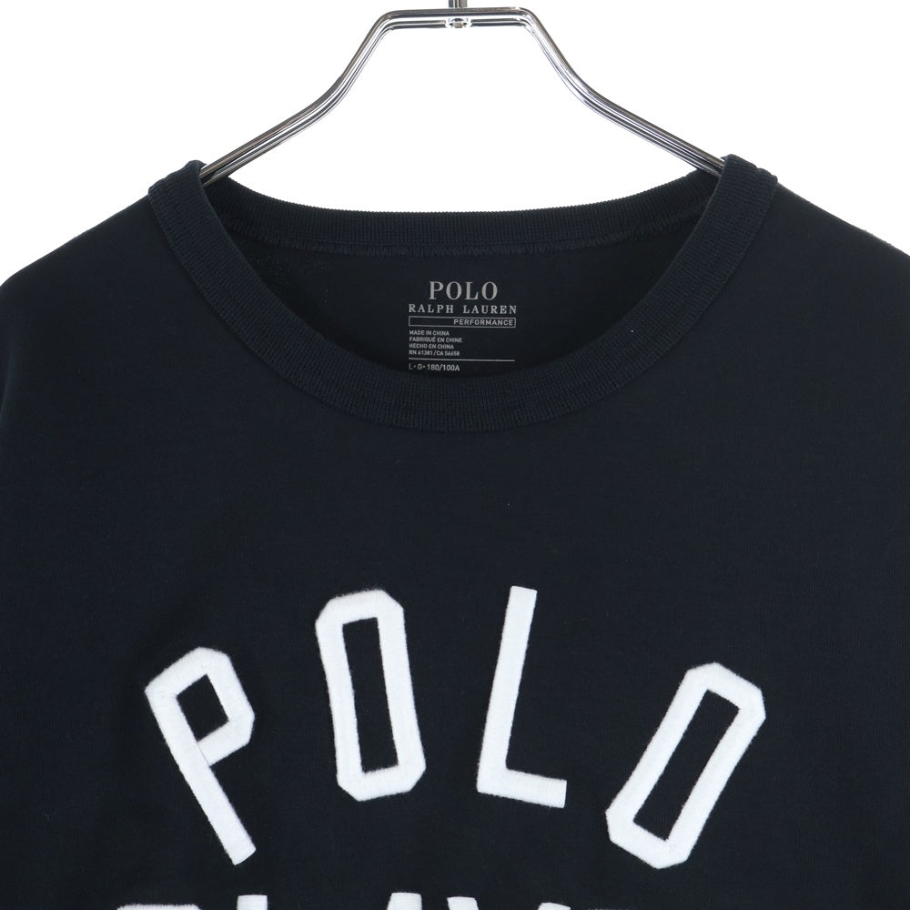 POLO RALPH LAUREN(ポロラルフローレン) POLO PLAYER クルーネック スウェットトレーナー ブラック
