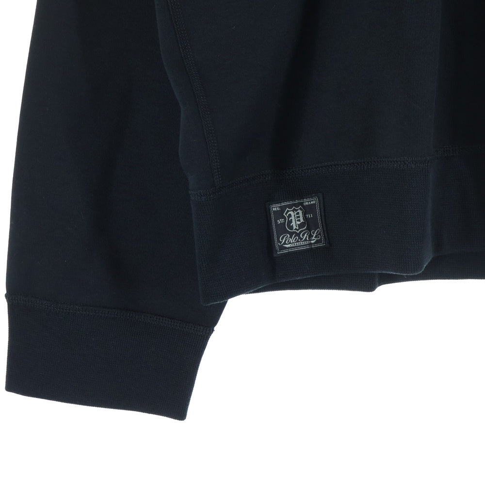 POLO RALPH LAUREN(ポロラルフローレン) POLO PLAYER クルーネック スウェットトレーナー ブラック