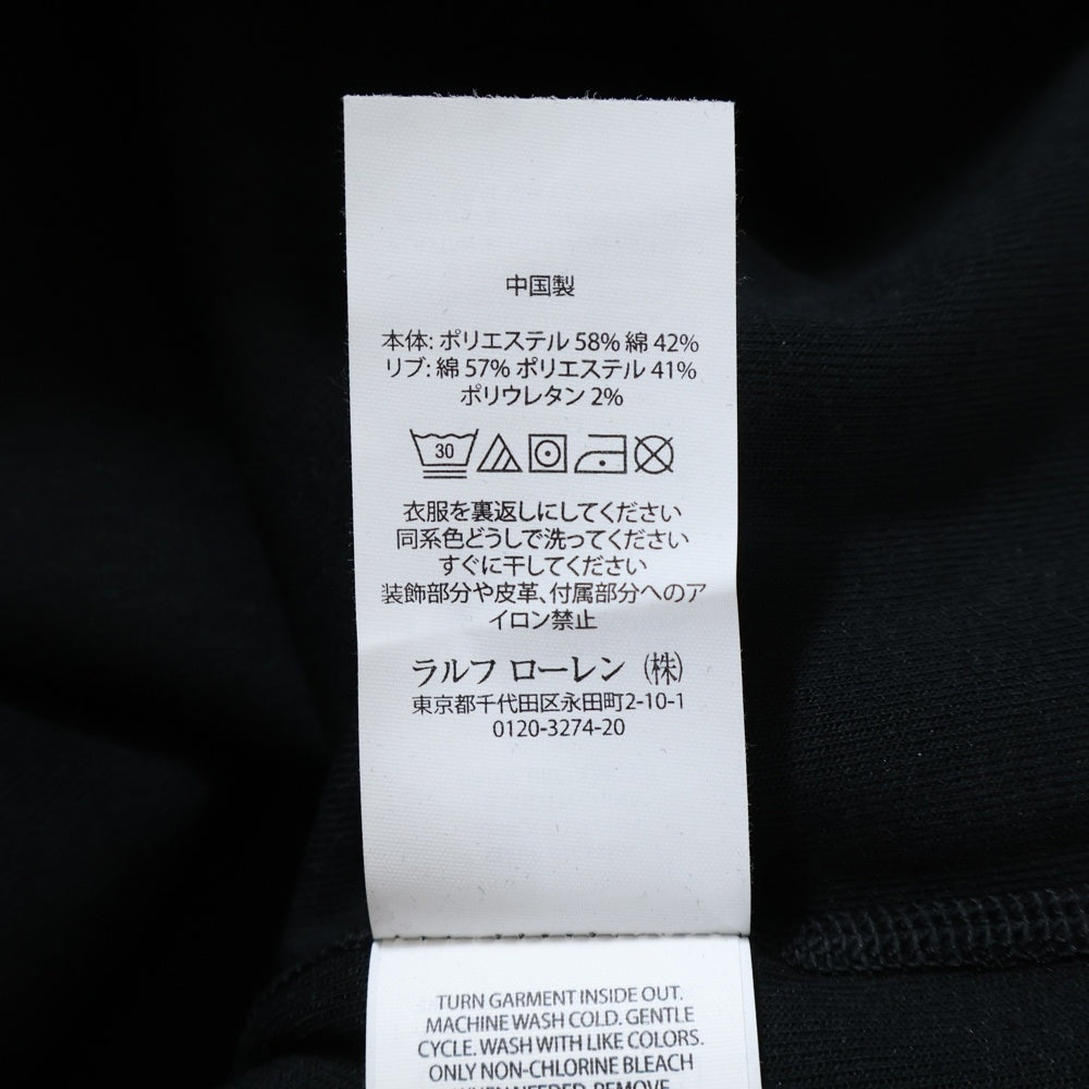 POLO RALPH LAUREN(ポロラルフローレン) POLO PLAYER クルーネック スウェットトレーナー ブラック