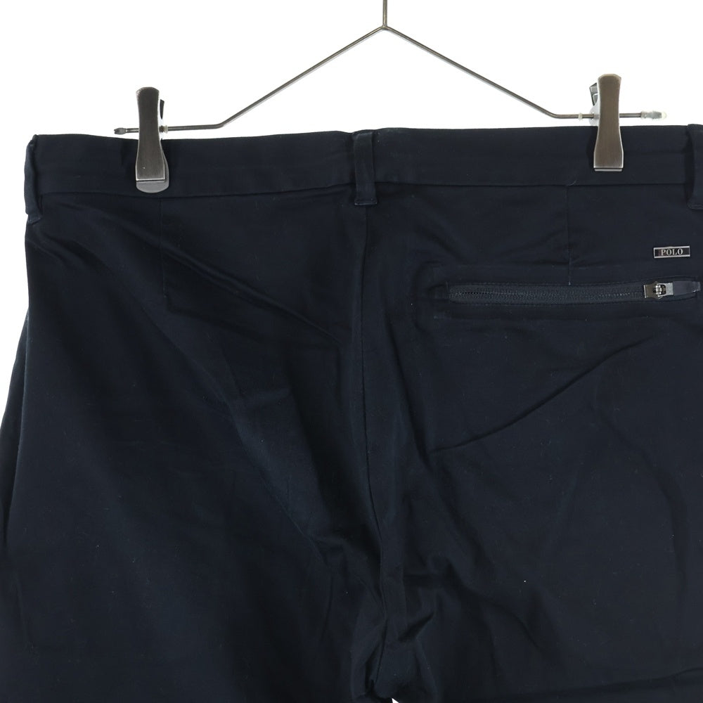POLO RALPH LAUREN(ポロラルフローレン) ロゴパッチ ストレートデニムパンツ ブラック