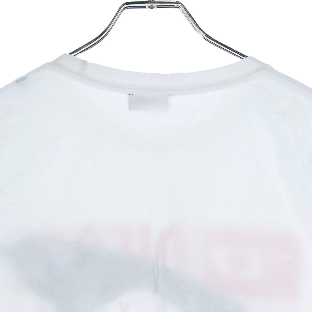 DIESEL(ディーゼル) ロゴ刺繍 ロングスリーブTシャツ ホワイト