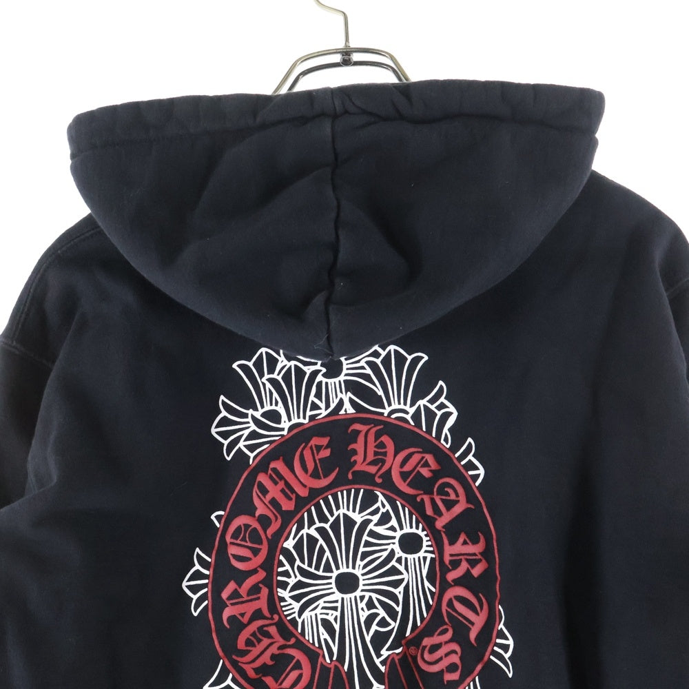 CHROME HEARTS(クロムハーツ) Red Horseshoe Cemetery Cross Zip Up