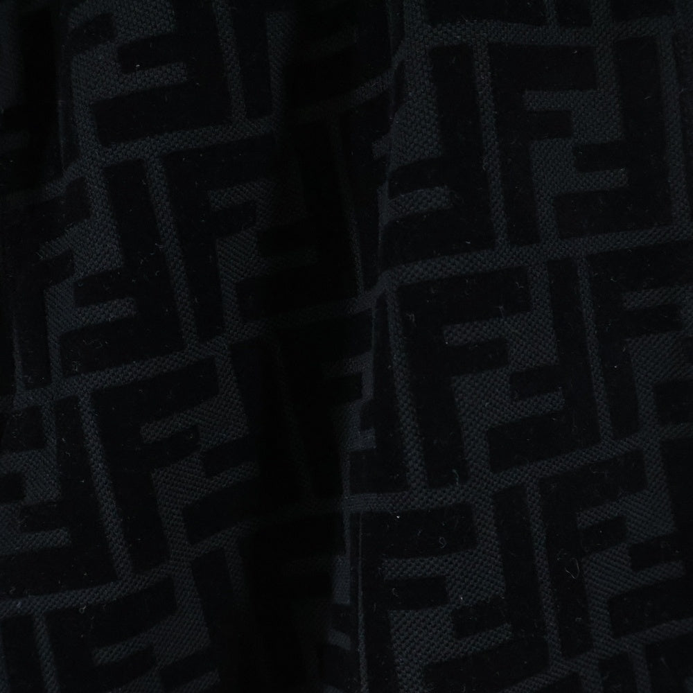 FENDI(フェンディ) FFロゴ 総柄 テリーハーフパンツ FB0689 ブラック